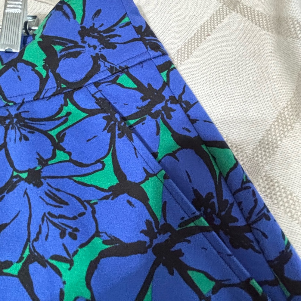Lane Bryant Blue Midi A-Line Skirt for Work - Picture 4 of 6